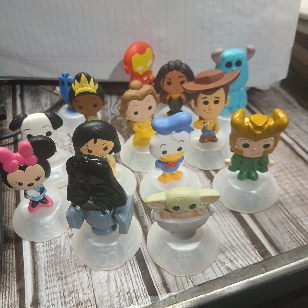 14 McDonald's Disney 100 Yrs Anniversary Celebration Happy Meal Toy Figures 2023